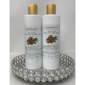 Scentuals Apple Cider Vinegar Moisturizing Shampoo & Conditioner~Organic~500 ml